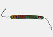Free Tibet Assorted Pattern Green Glass Beads Unisex Bracelet - nepacrafts