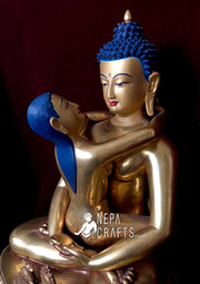 Masterpiece High Quality Samantabhadra Statue - nepacrafts