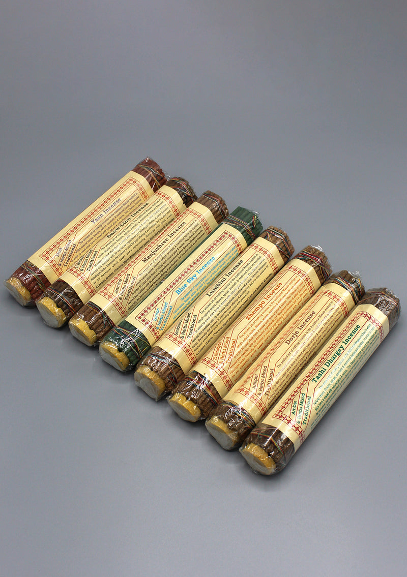 Set of 8 Traditional Herbs Mixed Tibetan Incense