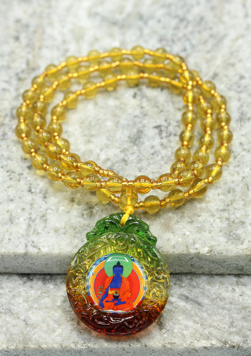 Medicine Buddha Beads Necklace