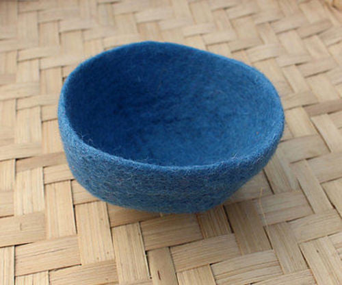 Small Felt Wool Bowls - nepacrafts