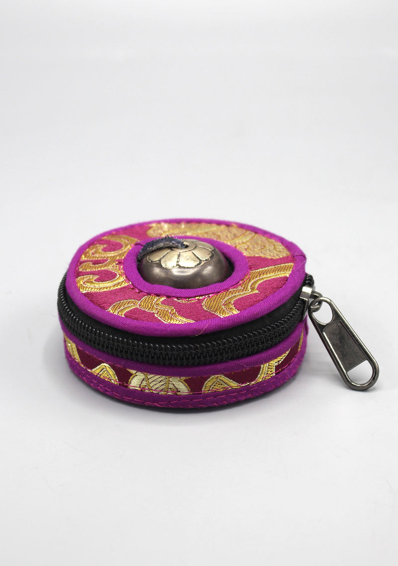 Om Engraved Black Musical Tingsha Cymbals - nepacrafts