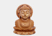 Finely Handcarved Buddha Wooden Bust - nepacrafts