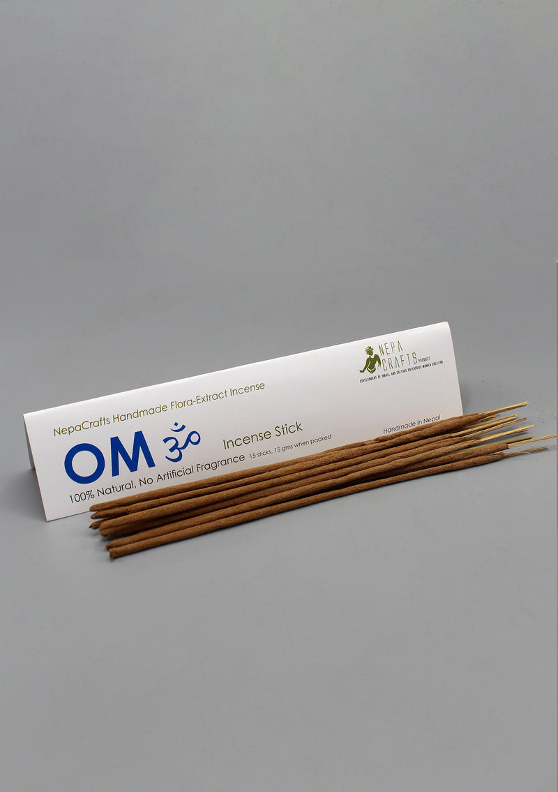 100% Natural NepaCrafts OM Flora Incense Sticks - nepacrafts