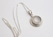 Beautiful Moonstone 925 Silver Sterling Pendant in a Diamond Cut Design - nepacrafts
