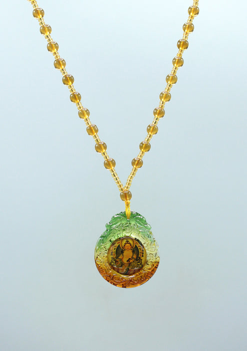 Zambala God of Wealth and Happiness Beads Necklace