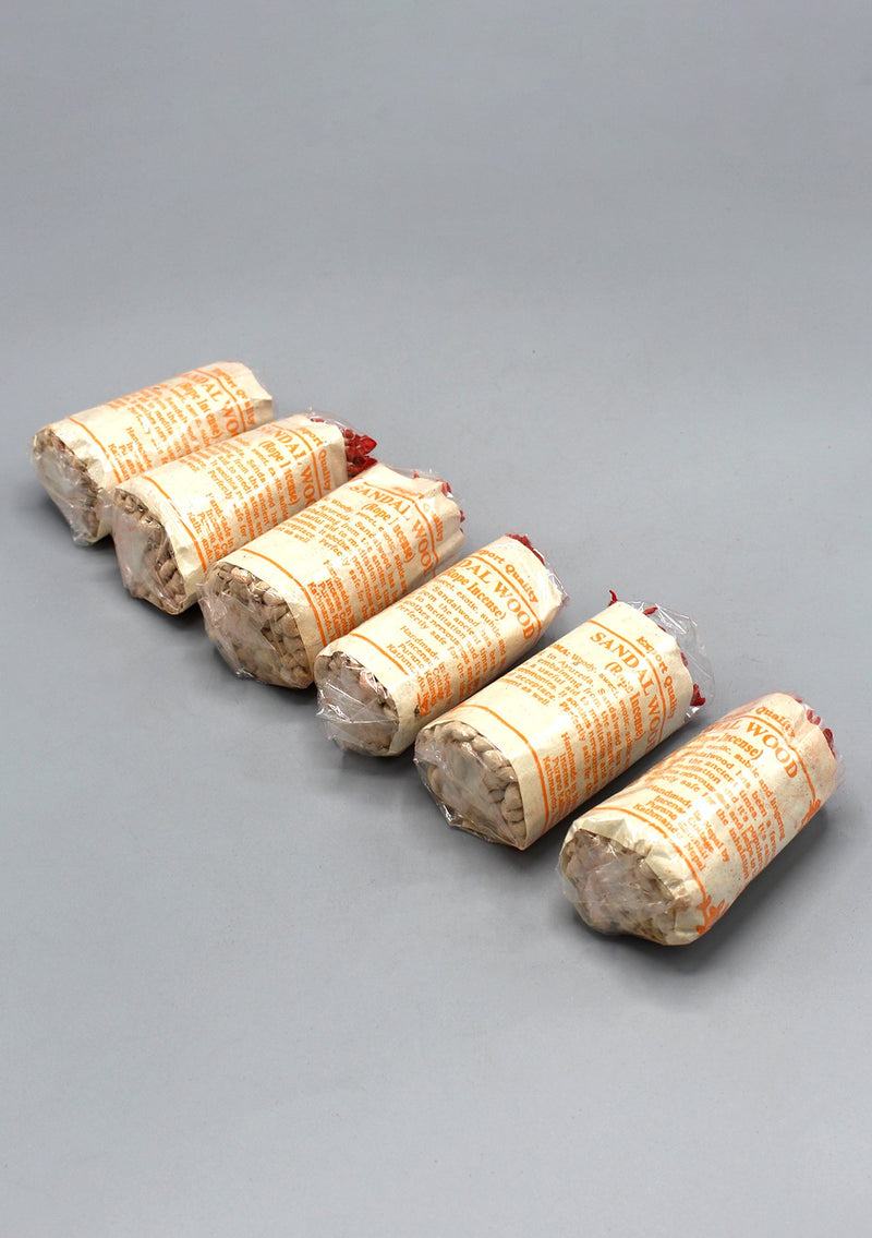 Sandalwood Rope Incense-Pack of 6