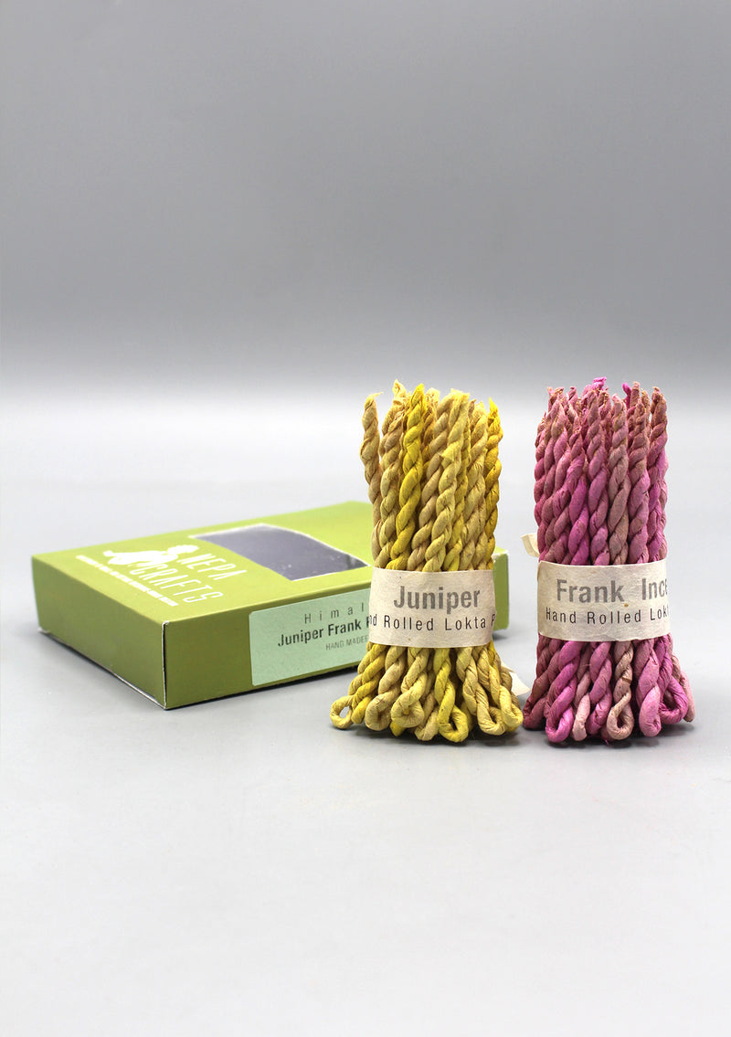 Juniper Frankincense Rope Incense Gift Box