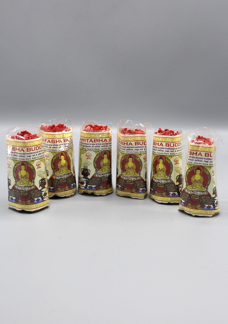 Set of 6 Amitabha Buddha Ritual Rope Incense