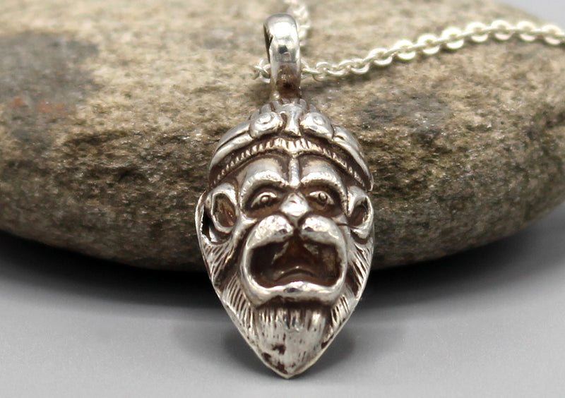 Narasimbha Sterling Silver Pendant - nepacrafts