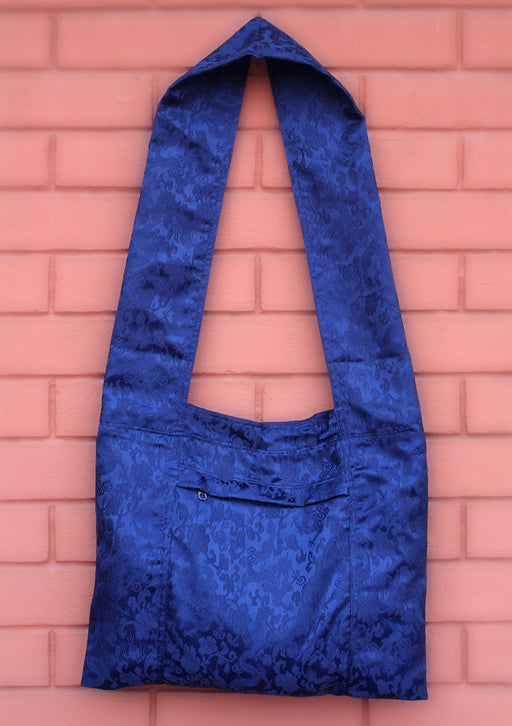 Navy Blue Women's Shoulder Cross Body Bag - nepacrafts