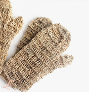 Exfoliating Earth Hemp Body Scrub Mittens - nepacrafts