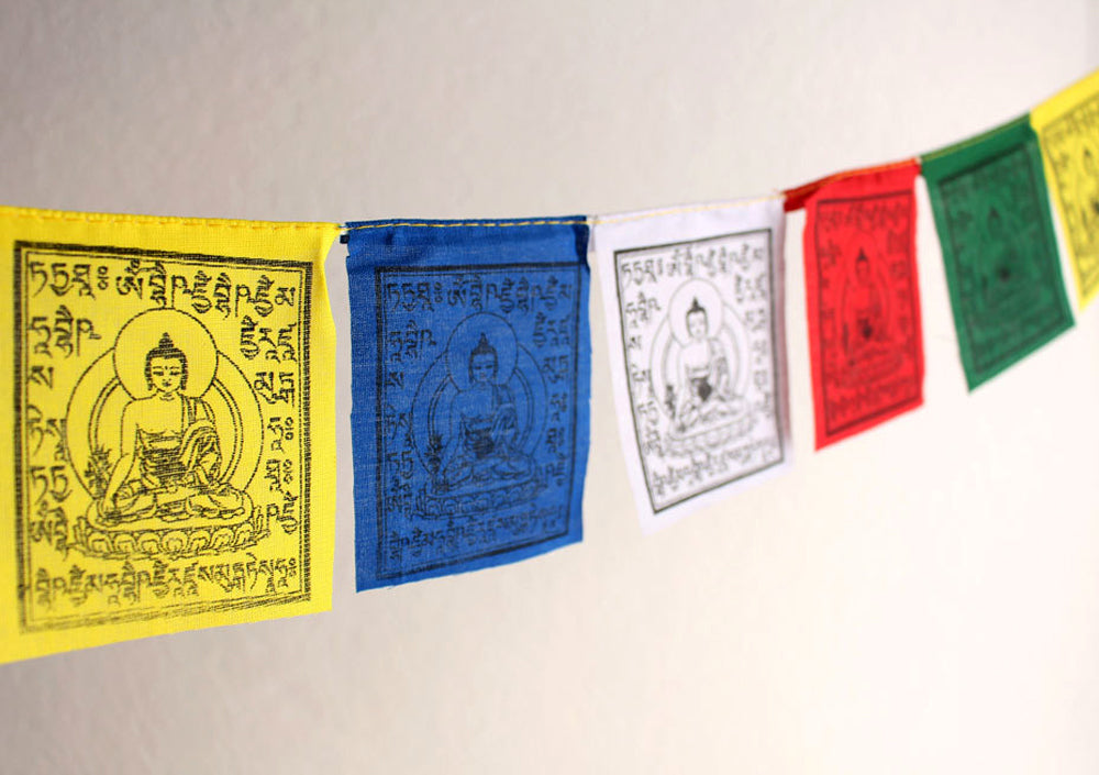 Buddha Brand さんピcamp 証言４枚セット Baby Medicine Buddha Prayer Flags