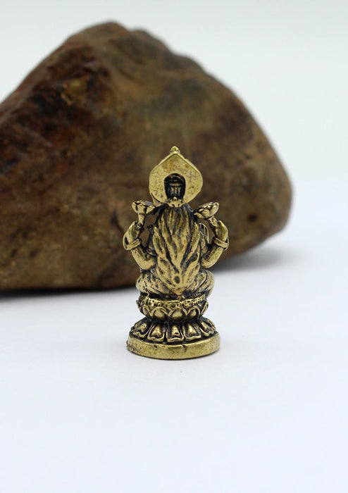 Brass Mini Goddess Laxmi Statue