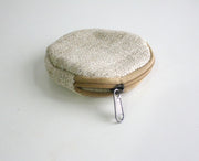 Hemp Zipper Round Coin Pouch - nepacrafts