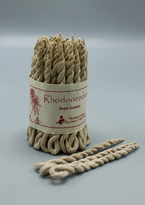 NepaCrafts Handmade Rhododendron Herbal Rope Incense