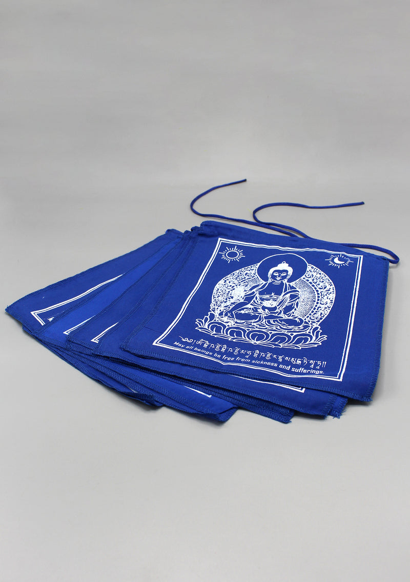 Blue Medicine Buddha Prayer Flags