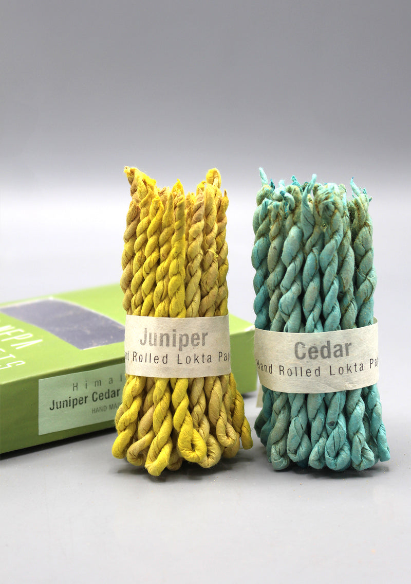 Juniper Cedar Nepalese Rope Incense Gift Box
