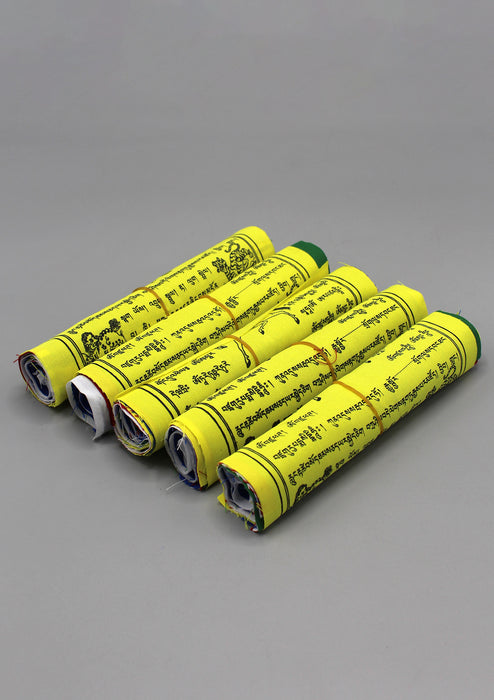 Five Rolls of Victory Mantra Prayer Flags