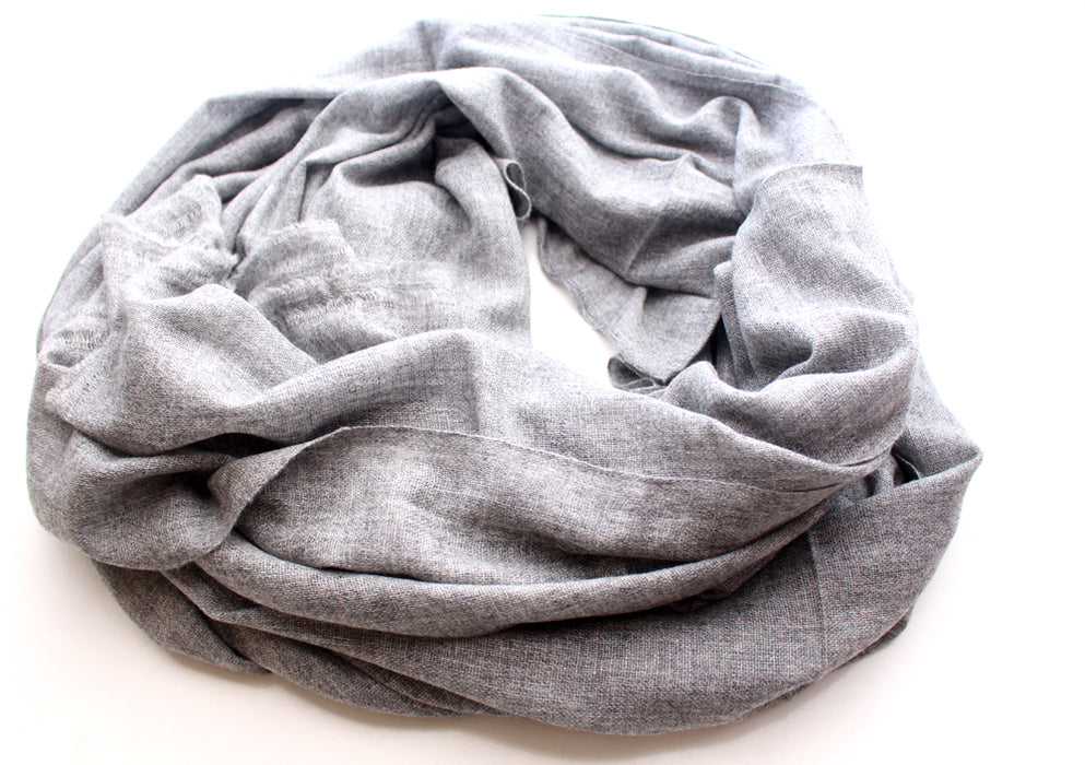 Light Gray 100% Cashmere Blanket - nepacrafts