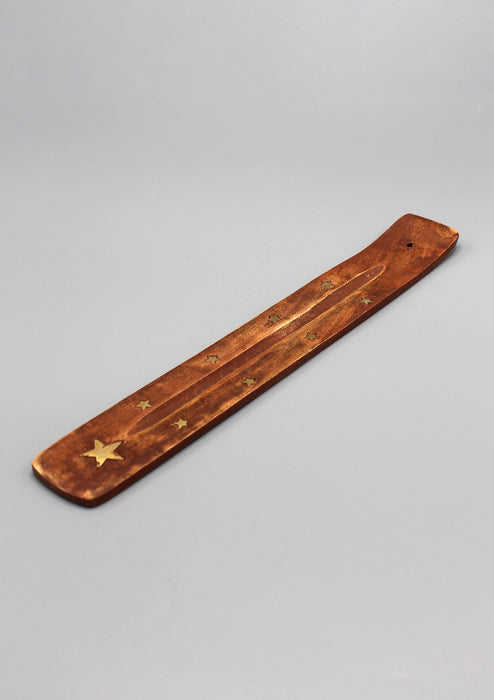 Hand Painted Star Wooden Incense Burner