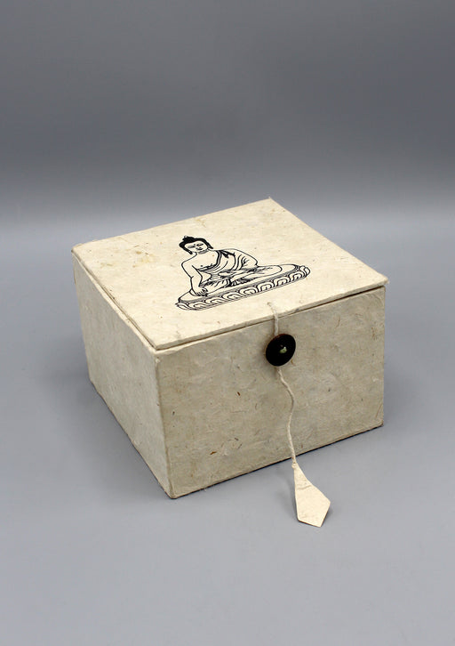 Pancha Buddha Embossed Tibetan Singing Bowl Gift Set - nepacrafts