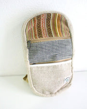 Nepalese Cotton Hemp Backpack Rucksack-Medium - nepacrafts