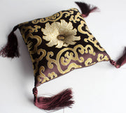 Lotus Singing Bowl Cushion, Handmade - nepacrafts