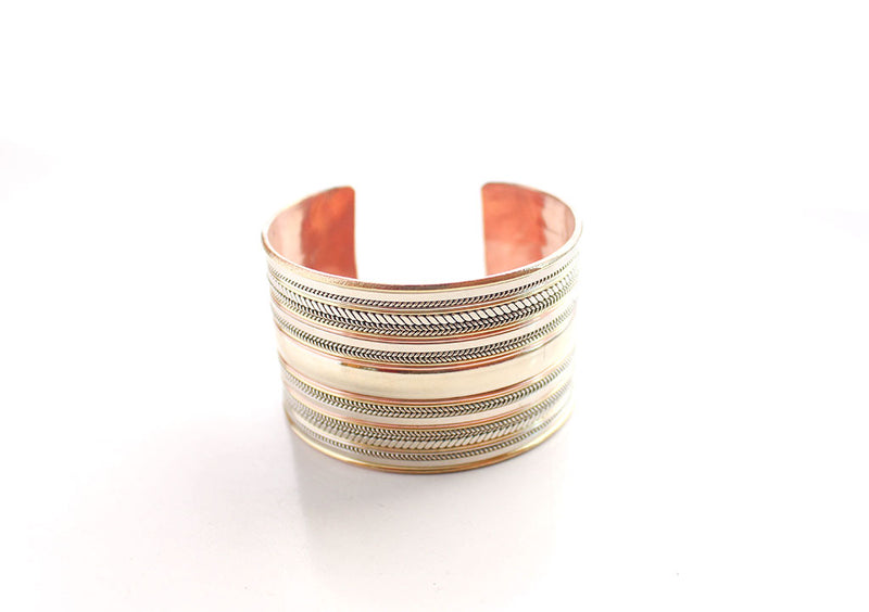 Handmade Tibetan Copper Unisex Bracelet - nepacrafts