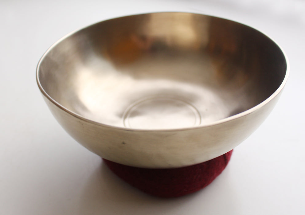 Tibetan Healing Zen Singing Bowl 7"/19.9 cm with Cushion and Mallet Note # F - nepacrafts