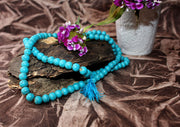 Faux Turquoise 108 Prayer Mala - nepacrafts