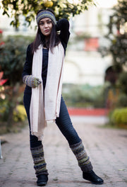Multicolored Woolen Sherpa Head Band - nepacrafts