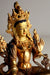 Partly Gold Plated Green Tara Statue 6" SSST320 - nepacrafts