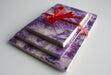 Purple Patched Lokta Paper Journal Gift Set - nepacrafts