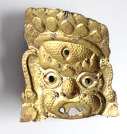 HandCrafted Brass Mahakala Mask Wall Hanging - nepacrafts