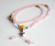 Rose Quartz Energy Charm Necklace - nepacrafts