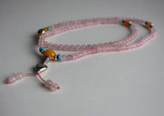 Rose Quartz Energy Charm Necklace - nepacrafts