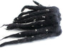 Black Urchin Merino Wool Felt Hair Band - nepacrafts