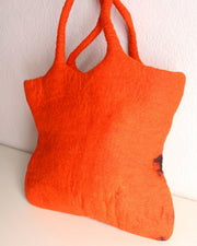 Tiger Print Felt Tote - nepacrafts