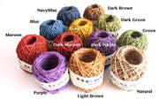 Natural Hemp Threads, Jewelry Beading Hemp Yarn, Colorful Hemp Cords - nepacrafts