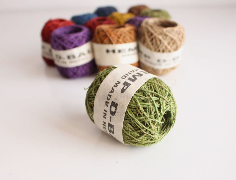 Natural Hemp Threads, Jewelry Beading Hemp Yarn, Colorful Hemp Cords - nepacrafts