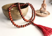 Rosewood Beads Tassel Prayer Mala - nepacrafts