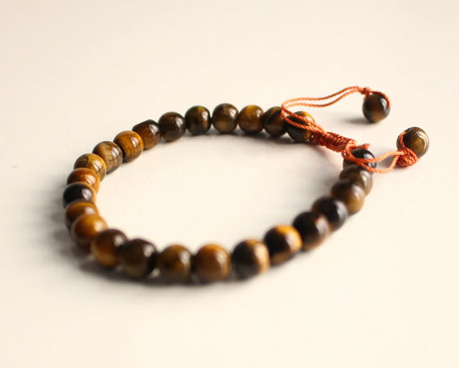 Tiger's Eye Energy Wrist Mala - nepacrafts