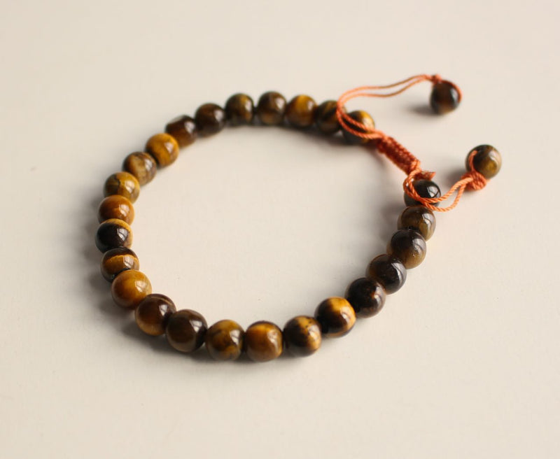 Tiger's Eye Energy Wrist Mala - nepacrafts