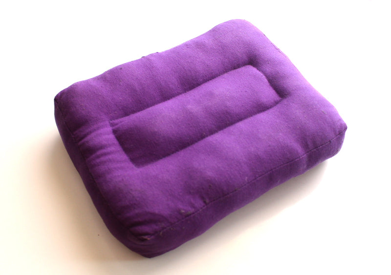 Purple Cotton Meditation Cushion - nepacrafts