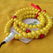 Beautiful Bright Yellow Glass beads Prayer Mala - nepacrafts