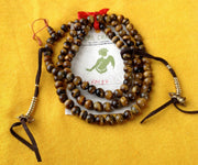Tiger's Eye Prayer Mala with Counter - nepacrafts