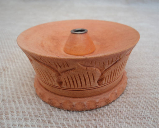 Gompa Design Wooden Incense Burner - nepacrafts