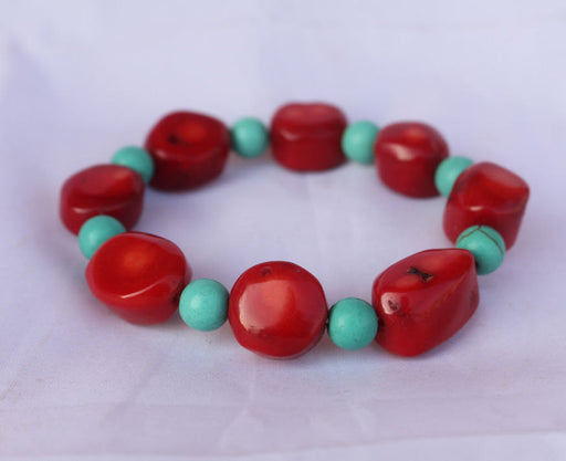 Stretchable Coral Bracelet - nepacrafts