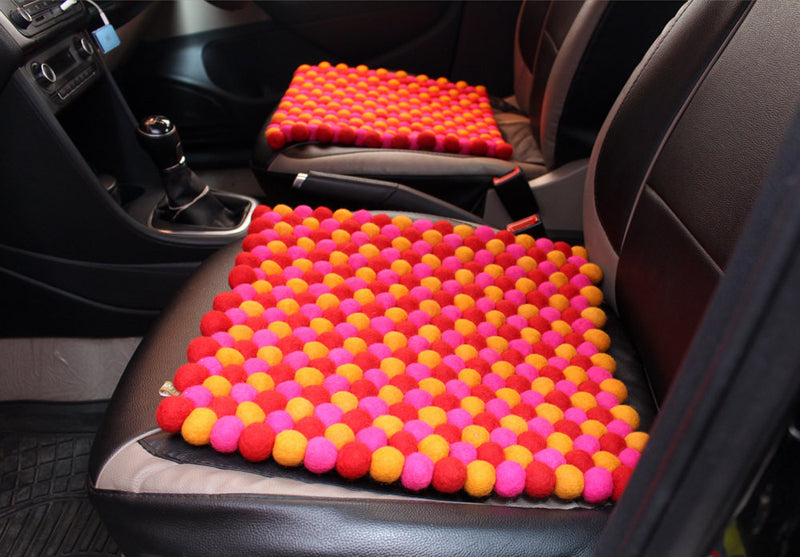 Multicolor Felt Square Mats - nepacrafts